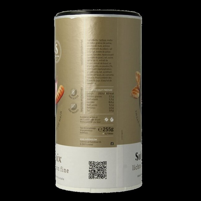 Sublimix Lichte braadsaus glutenvrij 255 Gram