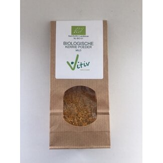 Vitiv Vitiv Kerrie poeder mild bio 50 Gram