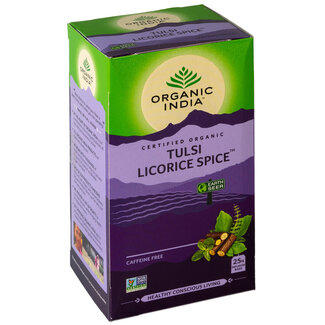Organic India Organic India Tulsi licorice spice thee bio 25 Zakjes