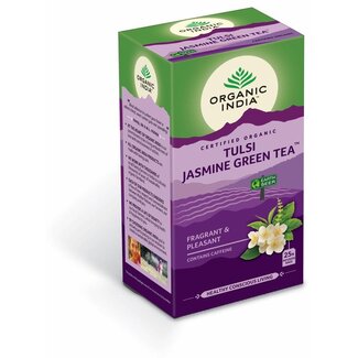 Organic India Organic India Tulsi jasmine green thee bio 25 Zakjes