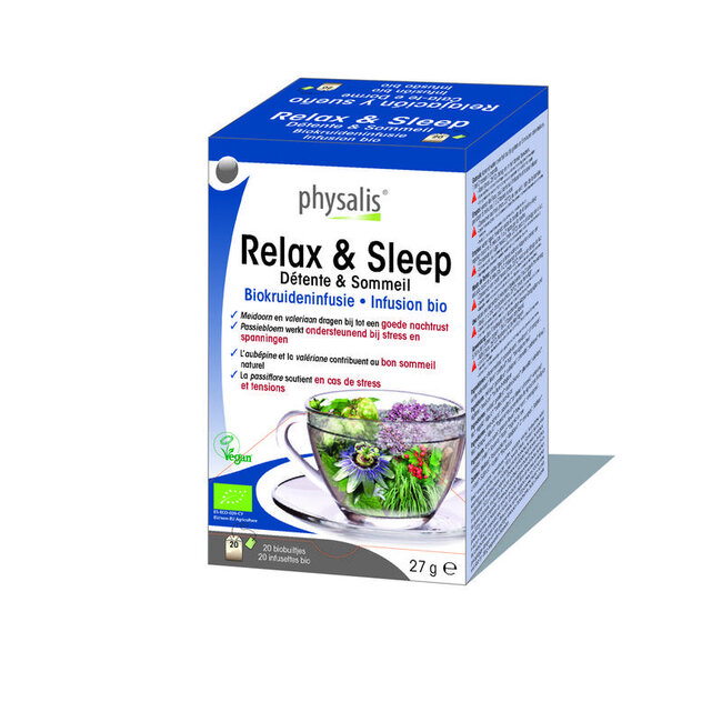 Physalis Relax & sleep thee bio 20 Zakjes