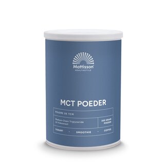 Mattisson Mattisson MCT Poeder coconut pure 350 Gram