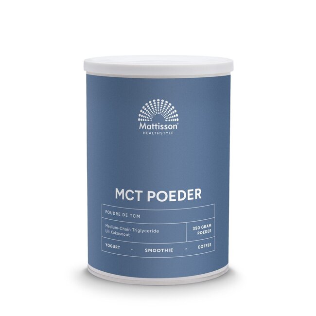 Mattisson MCT Poeder coconut pure 350 Gram