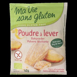Ma Vie Sans Ma Vie Sans Bakpoeder glutenvrij bio 40 Gram