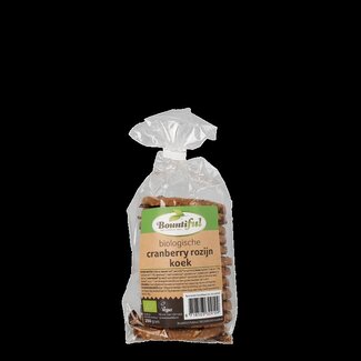 Bountiful Bountiful Cranberry rozijnkoek bio 250 Gram