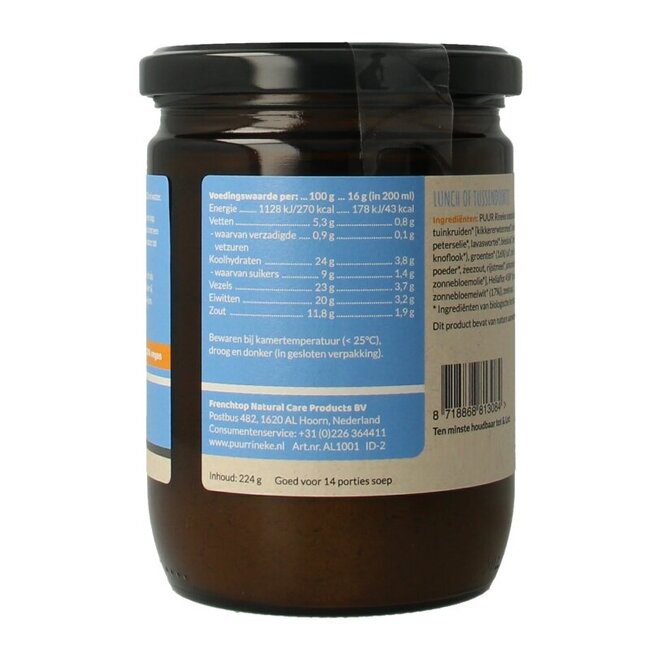 Puur Rineke Super soupe de légumes bio 224 g