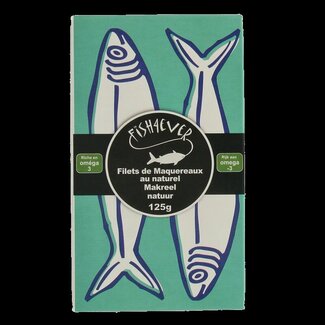 Fish 4 Ever Fish 4 Ever Schotse makreel bronwater 125 Gram