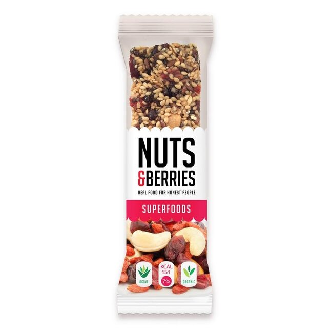 Nuts & Berries Bar superfoods bio 40 Gram