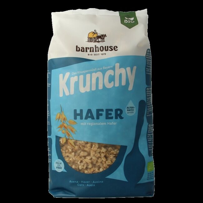 Krunchy pur haver zonder toegevoegde suikers bio  750 Gram