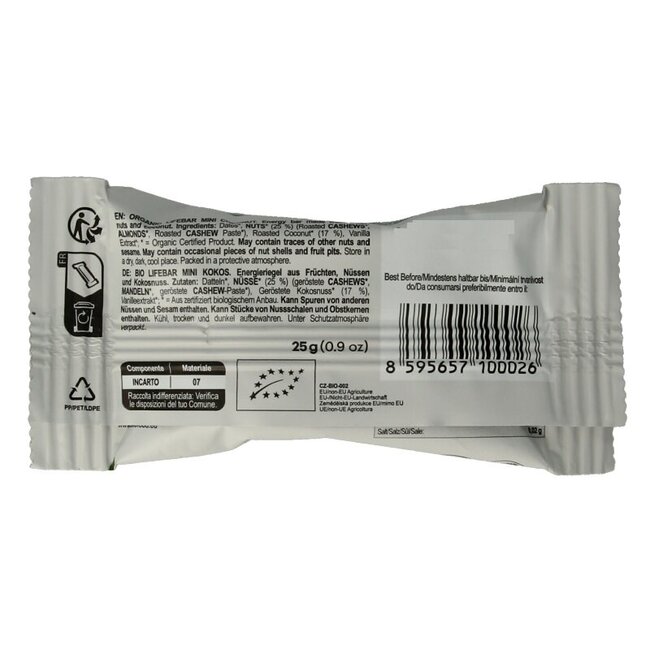 Lifefood Lifebar coco mini bio 25 g