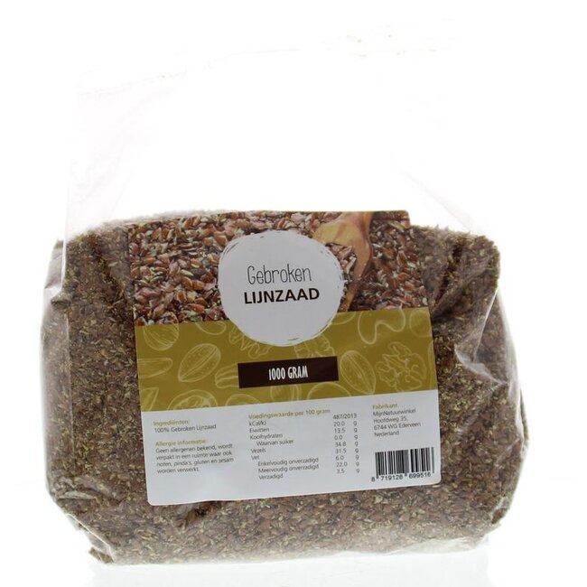 Lijnzaad gebroken 1 Kilogram