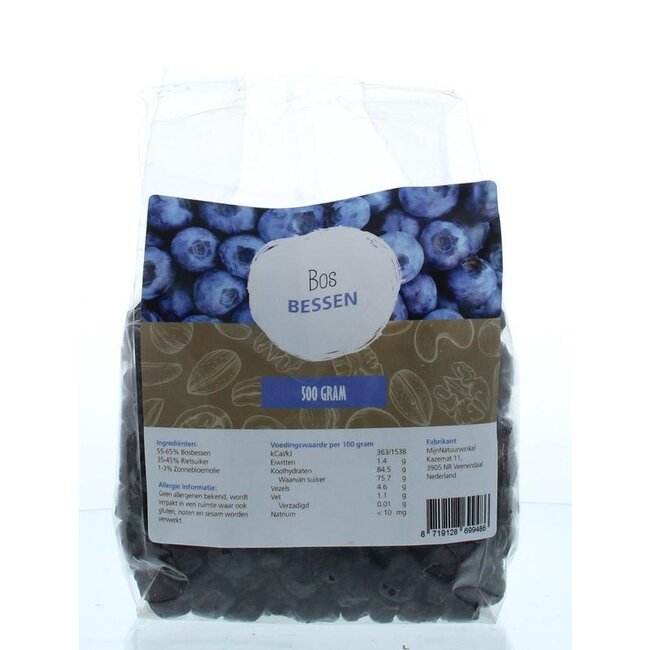 MijnNatuurwinkel Bosbessen 500 Gram