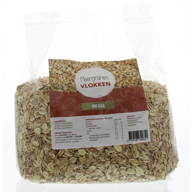 MijnNatuurwinkel Meergranen vlokken 1 Kilogram