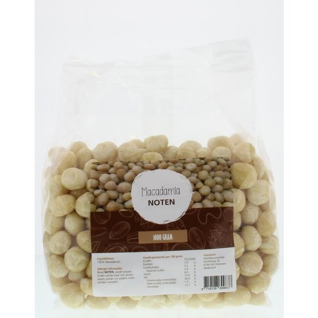 MijnNatuurwinkel Macadamia noten 1 Kilogram