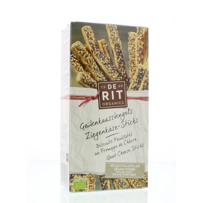 De Rit Sesam geitenkaas stengel bio 100 Gram