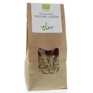 Vitiv Vitiv Groene linzen bio 500 Gram