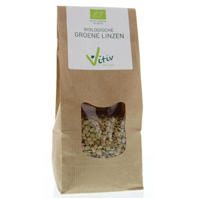 Vitiv Groene linzen bio 500 Gram