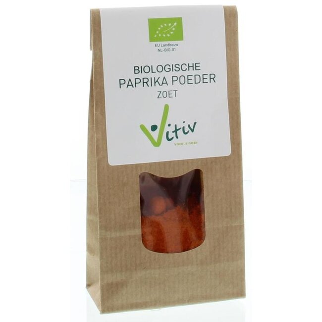 Vitiv Paprika poeder zoet bio 50 Gram