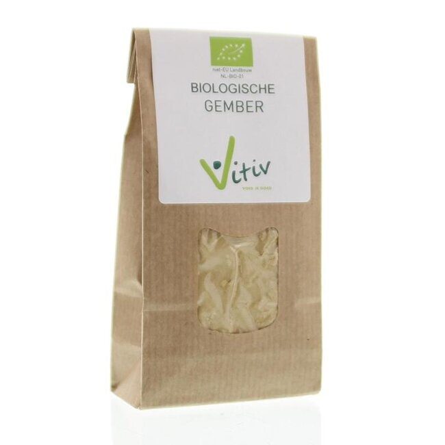 Vitiv Gember gemalen bio 100 Gram