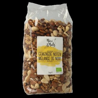 Nice & Nuts Nice & Nuts Gemengde noten rauw bio 1 Kilogram