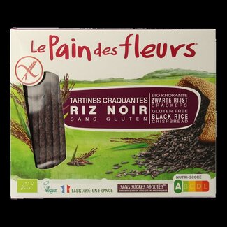 Pain Des Fleurs Pain Des Fleurs Zwarte rijst crackers bio 150 Gram