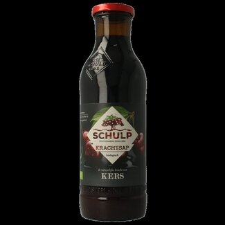 Schulp Schulp Krachtsap kersensap puur bio 750 Milliliter