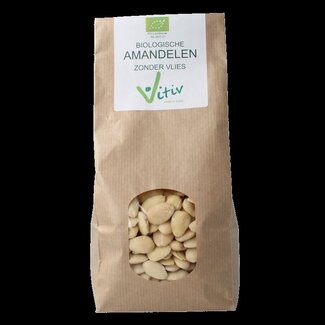 Vitiv Vitiv Amandelen zonder vlies bio 500 Gram