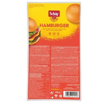 Schar Schar Hamburgerbroodjes glutenvrij 4 Stuks