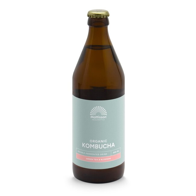 Mattisson Kombucha green tea blossom bio 500 Milliliter