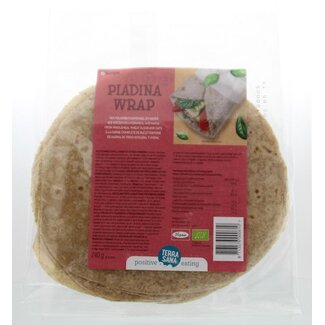 TerraSana Piadina wraps tarwe en haver bio 240 Gram