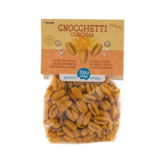TerraSana TerraSana Gnocchetti curcuma rijst met curcuma bio 250 Gram