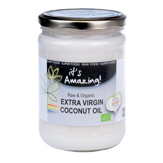 It's Amazing It's Amazing Kokosolie blend extra virgin in glas bio  500 Milliliter