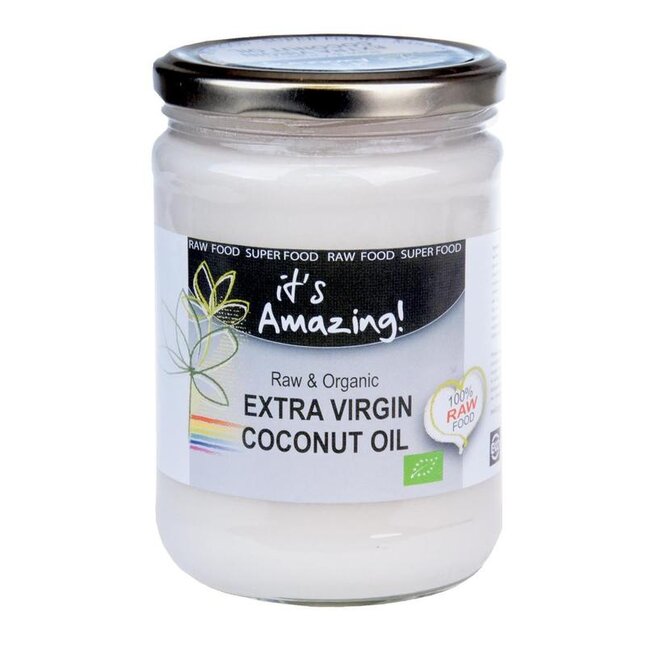 It's Amazing Kokosolie blend extra virgin in glas bio  500 Milliliter