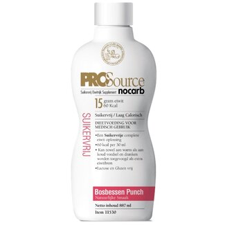 Prosource Prosource Nocarb bosbessen 887ml 887 Milliliter