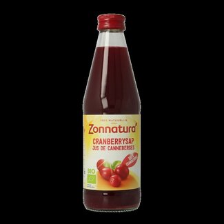 Zonnatura Zonnatura Cranberrysap puur bio 330 Milliliter