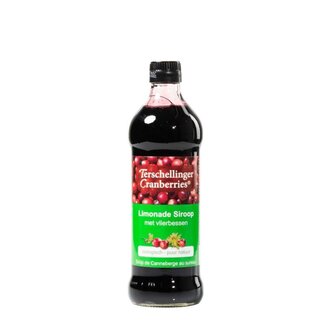 Terschellinger Terschellinger Cranberry-vlierbes siroop bio 500 Milliliter