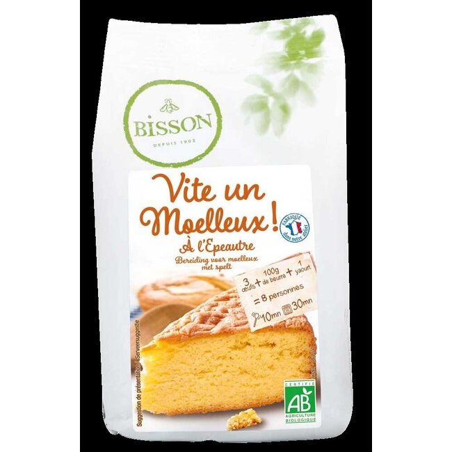 Bisson Bakmix voor speltcake bio 300 Gram