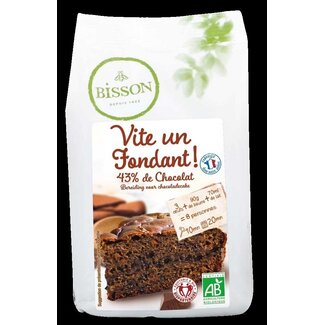 Bisson Bisson Bakmix voor chocoladecake bio 300 Gram