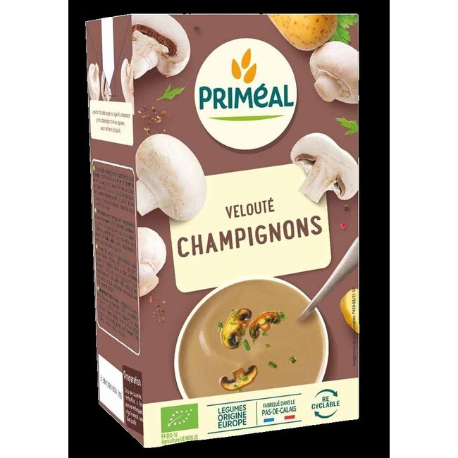 Veloute gebonden soep champignons bio 1 Liter