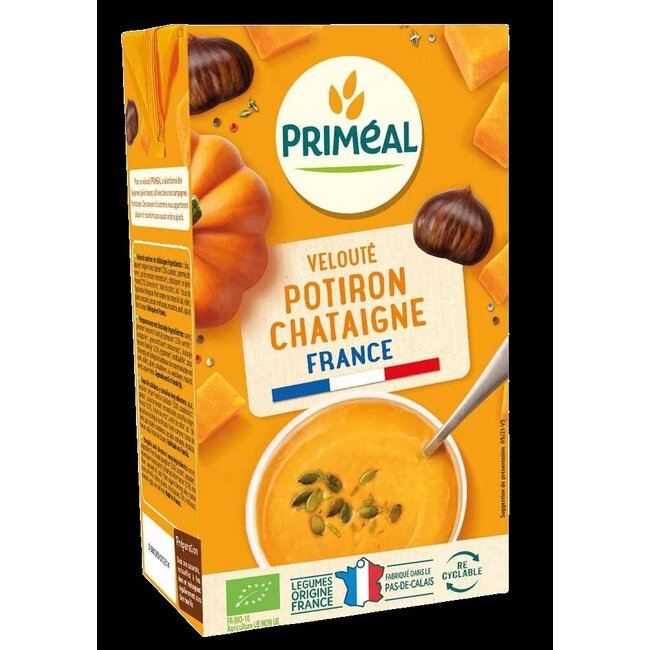 Primeal Veloute gebonden soep pompoen kastanje bio 1 Liter