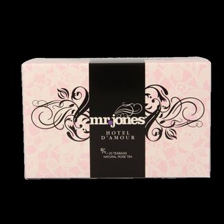 Mr. Jones Hotel d amour rozen thee bio 20 Zakjes