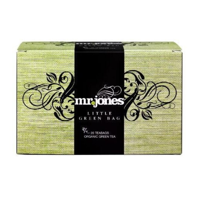 Mr. Jones Little green bag groene thee bio 20 Zakjes