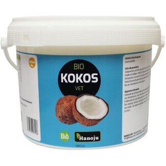 Hanoju Hanoju Kokosolie geurloos bio 1800 Milliliter