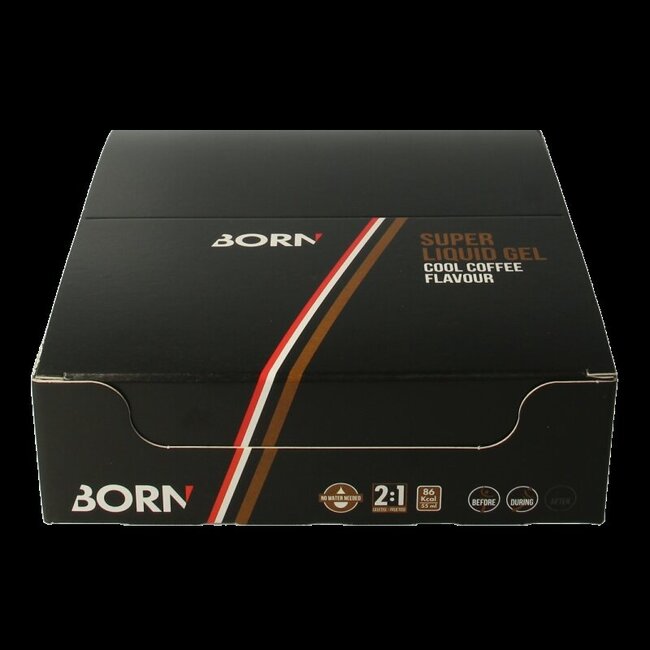 BORN Super liquid gel caffeine 2:1 55ml 12 Stuks