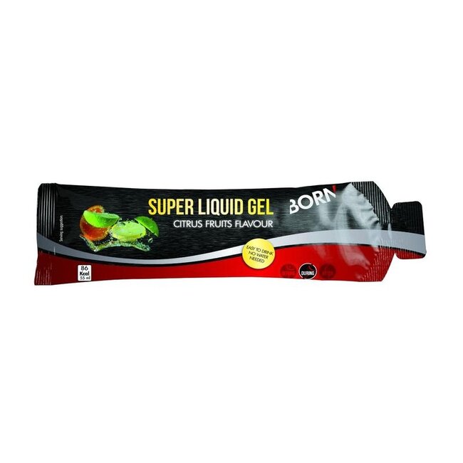 BORN Super liquid gel citrus fruits flavour 55ml 12 Stuks