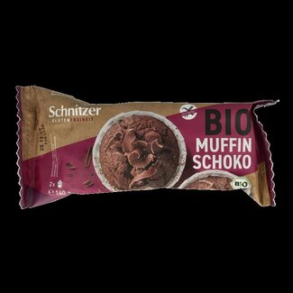 Schnitzer Schnitzer Muffin chocolate glutenvrij bio 140 Gram