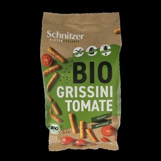 Schnitzer Schnitzer Grissini tomate glutenvrij bio 100 Gram