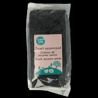 TerraSana TerraSana RAW sesamzaad zwart bio 225 Gram