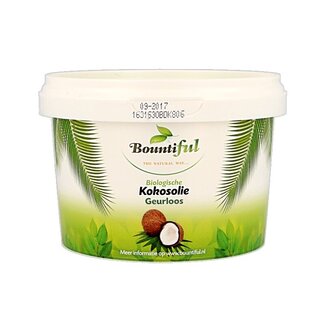 Bountiful Bountiful Kokosolie geurloos bio 500 Milliliter
