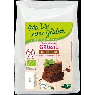 Ma Vie Sans Ma Vie Sans Chocolade cakemix glutenvrij bio 300 Gram